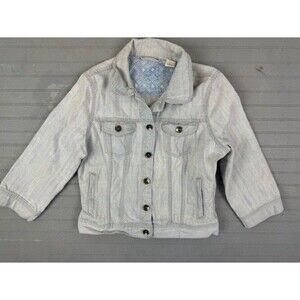 Vintage Denim Size S Womens Denim Jean Jacket Trucker Light Wash Stretch